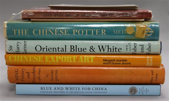 A collection of books of Chinese ceramics